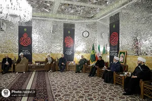دیدار اعضای هیئت امنای هیأت و تشکل&zwnj;های دینی با تولیت آستان قدس رضوی