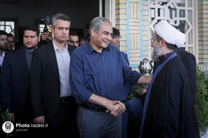 تشرف وزیر کشور جمهوری اسلامی پاکستان به حرم مطهر رضوی