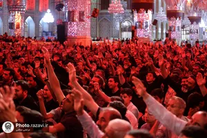 روضه&zwnj;خوانی مهدی رسولی در حرم مطهر رضوی