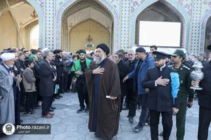 تشییع پیکر شهید حجت الاسلام سیدداوود بی&zwnj;طرف در مشهد