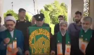 پرچم متبرک رضوی فضای شهرستان باغملک را عطرآگین کرد