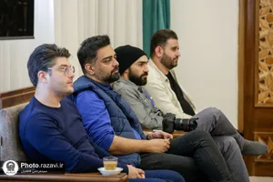 تشرف جمعی از عوامل رسانه ملی به حرم مطهر رضوی