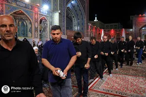 عزاداری سنتی شب ششم محرم در &laquo;حسینیه حرم&raquo;