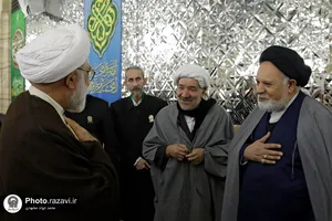 آیین اعطای احکام خدام حرم مطهر رضوی