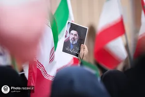 آیین نواختن زنگ مهر رضوی

