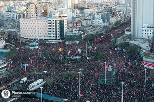 تشییع پیکر رهبر شهید انقلاب در مشهد مقدس-1