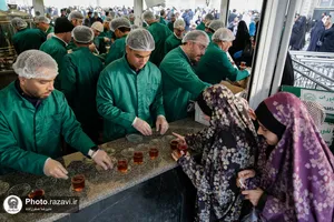 تشرف تیم ملی فوتبال نوجوانان به حرم مطهر رضوی