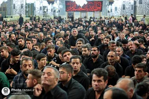 عزاداری هیئت مکتب العباس در رواق امام خمینی(ره)
