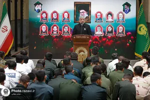 بزرگداشت مقام سرباز در حرم مطهر رضوی 