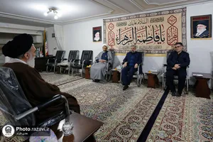 دیدار مدیر عالی حرم مطهر رضوی با علما در مشهد