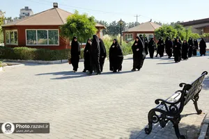 بازدید خدمه خواهر از باغ اردوگاه خاتون و موسسه تربیت بدنی