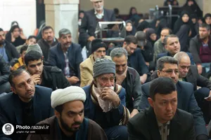 حضور تولیت آستان قدس رضوی در جمع عزاداران فاطمی بخش رضویه مشهد