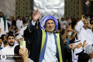 سخنرانی رهبر شیعیان بحرین در حرم مطهر رضوی