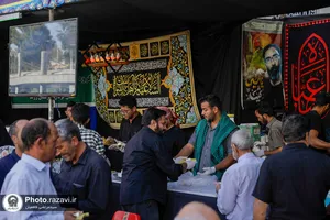 موکب آستان حسین بن موسی الکاظم در دهه آخر صفر