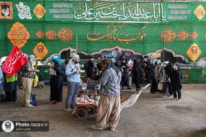 موکب امام رضا علیه&zwnj;السلام در مرز مهران