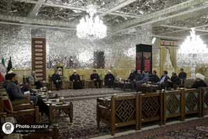 دیدار اعضای مجمع نمایندگان خراسان رضوی با تولیت آستان قدس رضوی