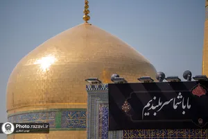 کتیبه آرایی اماکن متبرکه رضوی در دهه پایانی ماه صفر