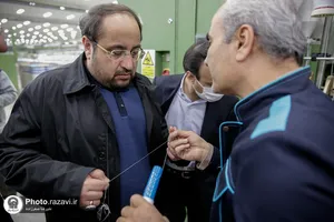 بازدید رئیس بنیاد بهره&zwnj;وری موقوفات آستان قدس رضوی از شرکت نخریسی و نساجی خسروی خراسان