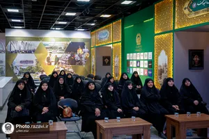  بازدید خواهران خدمه حرم مطهر رضوی از بخش&zwnj;های مختلف حرم امام رضا علیه&zwnj;السلام 