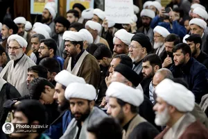 مراسم بزرگداشت شهدای سانحه هوایی رئیس جمهور و هیئت همراه در مشهد