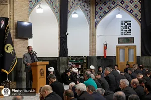 عزاداری حضرت اباعبدالله الحسین(ع) با حضور تولیت آستان قدس رضوی-2