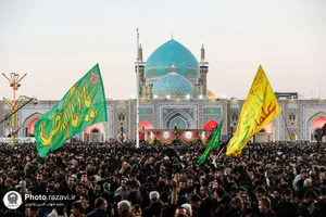 مراسم چهارپایه خوانی شهادت امام رضا علیه&zwnj;السلام