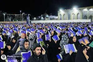 مراسم احیا شب بیست و سوم ماه مبارک رمضان در حرم مطهر رضوی-3