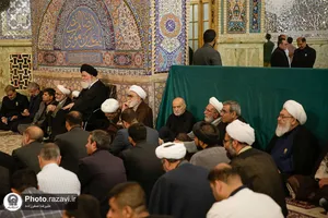 مراسم سالگرد ارتحال امام خمینی (ره) در حرم مطهر رضوی