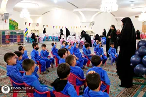 جشن ویژه نونهالان در حرم مطهر رضوی