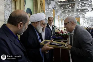دیدار جمعی از ورزشکاران با تولیت آستان قدس رضوی