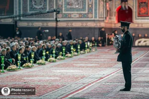 آئین خطبه&zwnj;خوانی شب عاشورا در حرم مطهر رضوی
