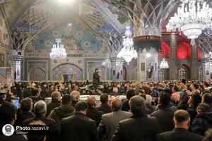 وداع با شهدای گمنام در شب شهادت حضرت فاطمه سلام الله علیها