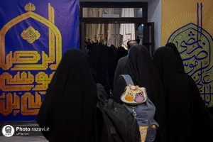 اعتکاف دانش&zwnj;آموزان دختر مدارس امام رضا علیه&zwnj;السلام در حرم مطهر رضوی