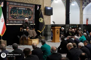 عزاداری حضرت اباعبدالله الحسین(ع) با حضور تولیت آستان قدس رضوی-2