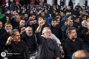 عزاداری هیئات مذهبی خراسان جنوبی در حسینیه حرم