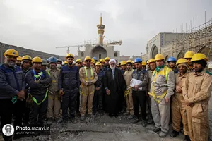 مراسم آغاز عملیات احداث رواق امیرالمومنین(علیه&zwnj;السلام)