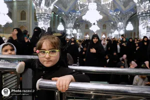 چهارپایه خوانی سالروز شهادت امیرالمؤمنین در حرم مطهر رضوی