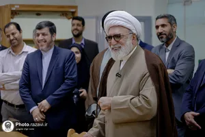 بازدید تولیت آستان قدس رضوی از کتابخانه مرکزی