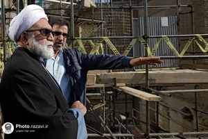 بازدید تولیت آستان قدس رضوی از فعالیت&zwnj;های عمرانی حرم مطهر