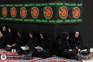 مراسم احیا شبهای قدر در باغ اردوگاه خاتون