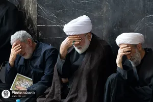 مراسم ترحیم مرحوم سید جواد حجازی در حرم مطهر رضوی