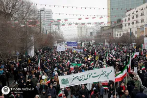 راهپیمایی پرشکوه 22 بهمن در مشهد