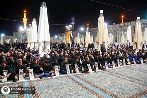 عزاداری هیئات مذهبی سراسر کشور در حرم مطهر رضوی