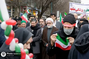 راهپیمایی پرشکوه 22 بهمن در مشهد