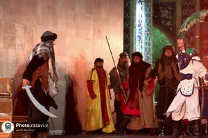 نمایش آیینی &laquo;آسمان هشتم&raquo; در حرم مطهر رضوی