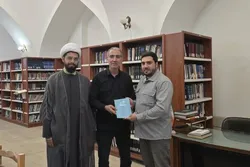 مجله «تراث رضوی» به کتابخانه تخصصی مسجد کبود ایروان ارمنستان اهدا شد