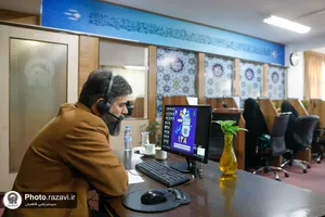 حضور مدیرعامل مؤسسه آفرینش های هنری آستان قدس در سامانه 138