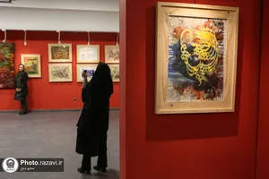 نمایشگاه نقاشی-خط پیرنگ پرواز