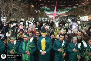حال و هوای حرم مطهر رضوی در شب میلاد امام جواد علیه السلام