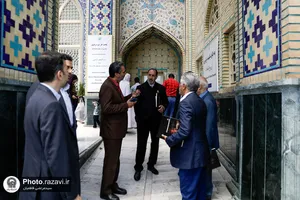 بازدید اعضای فرهنگستان هنر از موزه&zwnj;های آستان قدس رضوی